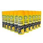 Car Dashboard Polish Spray Lemon 500ml Silicone Shine Interior Trim Cleaner UK