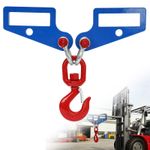 6T Forklift Mounted Lifting Hook Attachment Telehandler Crane Jib Lifting Hooks