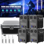 700W Cold Spark Machine Stage Effect Sparklers With Remote Flight Case Wedding