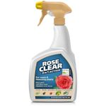 Rose Clear 3-in-1 Spray for Black Spot and Aphids Treatment Controls Fungus & P