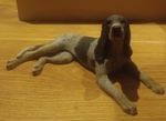 Castagna Bluetick Coonhound Figurine Lying Down Hound Dog Figure