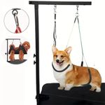 Adjustable Height & Lenght Pet Grooming Arm Bracket w/ Haunch Holder & Noose NEW