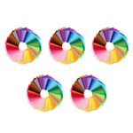 250Pcs Multicolor Felt Craft Sheets Durable Soft Nonwoven Fabric for DIY