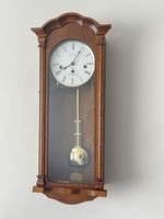 HERMLE German Solid Mahogany Westminster Pendulum Wall Clock | Fully Tested