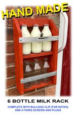 Milk Rack, Wall Mounted Milk Rack, Bottle Holder, assisted living item