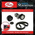 Drive Belt Kit fits VW TRANSPORTER Mk5, Mk6 2.0D 09 to 19 Set Gates VOLKSWAGEN