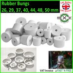 Bored Rubber  Bungs Wine Making Demijohn Airlock Bung Sizes from 26 to 50mm