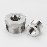 Bsp Male to Female Reducing Bush Bsp Adaptors Nipple-Socket Stainless Steel 304