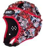 Impact Rugby WORLD RUGBY (IRB) SKULLS AND ROSES Headguard XS, S, M, L
