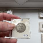  1918 George V Silver One Shilling, Good Condition 