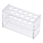 Acrylic Test Tube Rack Holder Great for 10ml 25ml50ml 100ml Lab Test Tube Clear,