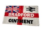 Bradford City  Flag 5ft by 3ft - Shirt Scarf Badge Poster Stickers The Ointment