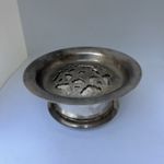 Vintage William Adams Silver Plate Butter Curler Press Coquillor Base & Insert 