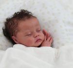 18" Reborn Doll Kit Delilah Lifeike Fresh Color Soft Body Lifelike Gift for Kids