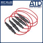 Inline Fuse Holder Screw Type Glass Fuse Holder 5x20mm Splash Proof AGC 5 Piece