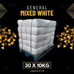 PALLET 30 x 10kg Mixed White General Garage Workshop Cleaning Rags Wiping Cloths
