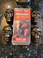 Nordic Ware Aluminum Haunted Skull Cakelet Pan Cast