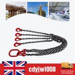 15mtr x 4 leg 8mm Lifting Chain Sling 5 Tonne with Steel Grab Hook