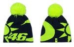 Valentino Rossi MotoGP Beanie Kid's Navy Sun & Moon Bobble Hat - New