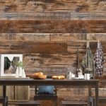 Self-Adhesive Wood Wallpaper Brown Retro Peel & Stick Vinyl Wall Sticker
