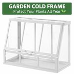 IKEA ÅKERBÄR Greenhouse Frame Included Rod In/Outdoor Small Plants Herbs White
