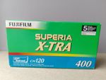 RARE expired Fuji Superia 400 ISO Medium Format 120 Film Colour Negative Expired