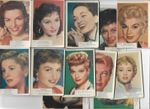 12 x A&BC FILM & TV STARS 1950S GUM CARDS LISTED 