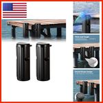 KEMIMOTO Dock Bumpers for Boat - Marine PVC, Stainless Steel Mounting Hardware