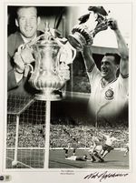 Nat Lofthouse Signed 16x12 Photo ACG COA AG26263