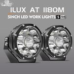 5inch Osram LED Driving Lights Spotlights Spot Round Offroad 4WD Black 4x4 Lamp