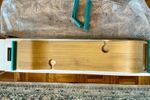 Victoria & Albert Tombolo 8 Contemporary Bath Rack 872mm Solid Oak