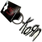 KoRn Metal Keyring Keychain Silver Logo New *Official*