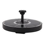 Colorful Solar Fountain Light 8 Nozzles 3.5W For Bird Bath ABS