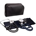 Aneroid Sphygmomanometer Stethoscope Manual Blood Pressure Monitor BP Cuff