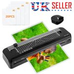 A3 Laminator Machine with Built-In Trimmer, Fast Warm-Up, 13 Inches Cold and The