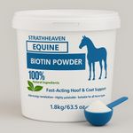 Equine Biotin Powder Horse Supplement Hoof Growth 90 day Supply 1.8kg scoop=15mg