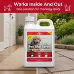 PEE WEE STOP SPRAY BIG VALUE 2.5L REFILL DOGS CATS STOP Repeat Marking NATURAL