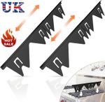 2/4Pcs Stove Gap Covers Stainless Steel Cooker Hob Oven Gap Filler Adjustable