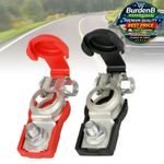 2pc Leisure Battery Terminals Connectors Clamps For Car Van Caravan Motorhome