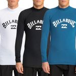 Billabong Mens Logo Surf Long Sleeve Rash Vest