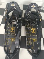 Atlas Talus T23 Snowshoes Black Yellow SLS Spring Loaded Suspension bindings 23"