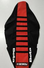 Beta RR ribbed gripper Seat cover 2020 - 2023 Black Red Black Enduro Enjoy Logo