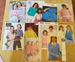Wendy Patons Sirdar Jarol Bellmans Vintage Children's Knitting Pattern Bundle