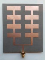 10 GHz X Band Antenna Array Open PCB High Gain 18 dBi For 9.9-10.5GHz SMA Port