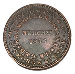 1835 Ireland Cork Great George St. farthing token William Fitzgibbon & Co W 5730