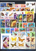 LOT "BUTTERFLIES" Stamps/Blocks MNH Butterfly #JU378