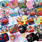 2x Disney Car Sun Shades UV Baby Children Kids Window Minnie Peppa Winnie Frozen