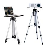 Laptop DJ Projector Tripod Stand with Tray Alloy Floor Stand Adjustable Height 