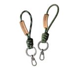 EDC Titanium Key Ring with Rope Multi Tool Lightweight Strong