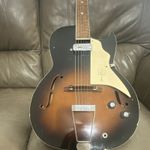 Kay Vintage Hollow Body Electric Guitar 6 String Sunburst SinglePickup early 60s